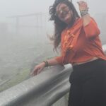 Anisha Hinduja Instagram – Chasing raindrops, catching dreams, and dancing through foggy memories✨#nofilter #livelife #cherish #holidays #familylove ❤️🩷💙🩵🧿