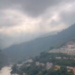 Anisha Hinduja Instagram - In the shadow of giants, the Sangam River flows, a silent witness to nature’s grandeur.” 🏞️🌄 #MountainMajesty #RiverGrace #rishikesh_trip #kedarnathdham #naturephotography #happiness #bliss #gratitude #harharmahadev #reelinstagram #reelitfeelit Sangam, Devprayag