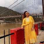 Anisha Hinduja Instagram - Life is not meant to be in one place #rishikesh #paradise Where the Ganges flow and my love for the divine grows #nature #photography #positivevibes #energy #healing #himalayas #❤️ Rishikesh ऋषिकेश