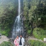 Anisha Hinduja Instagram - There is beauty around every bend #❤️❤️❤️ #waterfalls #mountains #naturelovers #nofilter #onlyme #loveyourself #gratitudeattitude