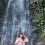 Anisha Hinduja Instagram - There is beauty around every bend #❤️❤️❤️ #waterfalls #mountains #naturelovers #nofilter #onlyme #loveyourself #gratitudeattitude