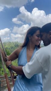 Anita Hassanandani Instagram - The mandatory Bali thing sorry Bali swing 🤣 With my saddu 10 year old husband who loves me enough to get onto the jhullaaaaa I love you 💙