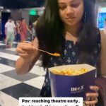 Anitha Sampath Instagram - Tough job though😅popcorn la masala correct ah irundha dhana nimadhiya padam paka mudiyum.💁🏻‍♀️ Vc: @itsme_pg #anithasampath