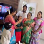Anitha Sampath Instagram - Nathanar’s birthday minivlog😇 nama reels la aadra aadhi oda mom😇 @aathirai_arunchunai .praba’s first akka.