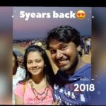 Anitha Sampath Instagram - காதலும் ஏறுது கூடவே ஒடம்பும் நல்லா ஏறுது😂 Our first trip memories❤️ goa🏖️😍 #anithasampath #aniprabha #couplelove