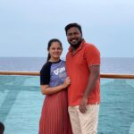 Anitha Sampath Instagram - Praba be like “sikram photo edra thambi..evlo neram dhan moochu iluthu pudikradhu”😅 Finally at the📍Cordelia cruise If u r puzzled how to book the tickets or for price enquiry please contact @travelinkholidays ✅😇 Thanks for the Hustle-free arrangements🧡😀 #anithasampath #traveller #cordeliacruise #chennaicruise #cordelia #cordeliacruisechennai #empress #chennai Cordelia Cruises