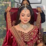 Anitha Sampath Instagram - ❤️❤️❤️ for @kowshi_mua Favourite reception look😍 Bridal lehenga from @lithas_rentals Bridal jewel from @vivahbridalcollections Makeup and hair done by @kowshi_mua #anithasampath #photoshoot #lehenga #bridallehenga #bridalmakeup #southindianjewellery #southindianmakeup #chennaimakeupartist #receptionlook