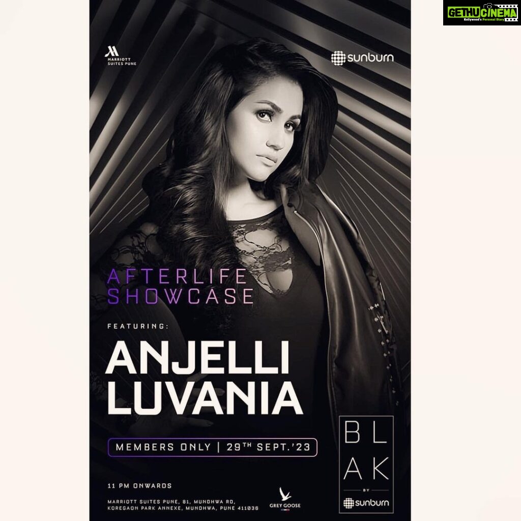 Anjali Lavania Instagram - Thank you for your amazing hospitality @blakbysunburn @niteshshewani Super excited to play in Pune tonight Put your dancing shoes on and get ready to dance the night away #anjelliluvania #afterlife #melodictechno #punenightlife