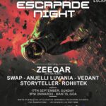 Anjali Lavania Instagram – Come dance with me 🧚🏻‍♀️this Sunday 17th September- playing alongside @zeeqar_@i_am.swap  @vedantxgavi  @storyteller_moments @rohiitek 

The most happening underground edition – Escapade Nights is now altering the journey to this Intimate & captivating space @mantisbylevelsgoa Live on 17th Sept, 8 pm onwards. @escapadebydibs 

RSVP :+91 9741434741
Tickets on sale
.
.
.
#anjelliluvania  #Techno #dancemusic