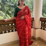 Anjali Rao Instagram - Beautiful Red saree and Blouse from @narkis_by_debee #trending #viral #instagram #love #explorepage #explore #instagood #fashion #follow #tiktok #like #likeforlikes #followforfollowback #photography #india #trend #instadaily #memes #music #style #trendingnow #reels #foryou #likes #photooftheday #model #beautiful #bollywood #tollywood #bhfyp #instagood Nilamel, Kerala, India