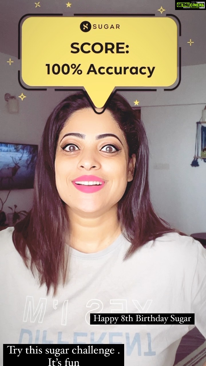 Anjali Rao Instagram - SUGAR Turns 8, it’s time to #Celebr8 Loved using this filter by @trysugar ❤️ Try it yourself and share how many products you could collect in your first attempt 🙈 Happy 8th Birthday @trysugar 🥳 #celebr8sugar #sugarcosmetics #birthday #celebration #filter #fun #collabaration #cosmetics #réel #instagram Kochi, India