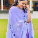 Anjali Rao Instagram - Lavender vibes 💜 PC : @manve_surendran_official_ #lavender #lavenderdress #salwarsuits #tassel #ethnicwear #goodvibes #photodump #post #instagood #instagram Chennai, India