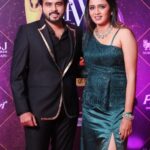 Anjana Rangan Instagram - For #JFW achievers awards with Darlinggg @rjvijayofficial ! 😍♥️😍♥️ @jfwdigital @binasujit thank u for believing in us yet again! To many more to come 🥂