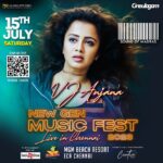 Anjana Rangan Instagram - Chennai Makkaley!!! Lets Vibeee together!! 💃💃 Sound of Madras concert is going to happen on July 15 in MGM beach resort ECR Chennai Book your tickets - https://in.bookmyshow.com/events/sound-of-madras/ET00361634 Stay Tuned for more updates @_sound.of.madras_ Event organized by @cineulagamweb @ibctamilmedia & @markstudioindia Event Conceptualized & Executed by @_creative.circus_ #dj #djblack #soundofmadras #chennai #concert #chennaiconcert #july15 #cineulagam #markstudioindia #creativecircus #music #independentartist #indiemusic #singers #bands #staytuned