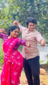 Anju Aravind Instagram - ❤️❤️Sarvam krishna aanandha mayam ❤️❤️ sudhamani soopera … Sudhamani & Sooraj
