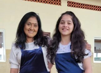 Anju Aravind Instagram - Like mom❤️ like daughter . .#likemommylikedaughter #enjoy #amma