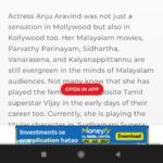 Anju Aravind Instagram - Thank you times of india🥰 https://timesofindia.indiatimes.com/tv/news/malayalam/krishnachandran-to-vinaya-prasad-yesteryear-actors-who-are-shining-on-malayalam-tv-now/photostory/102529197.cms