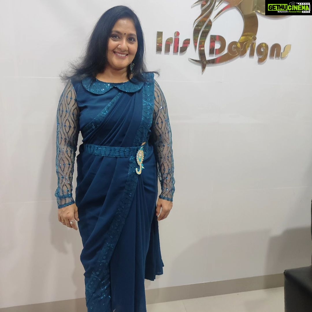 Anju Aravind Instagram - Thank you iris designs for this wonderful outfit❤ @iris__designer_studio
