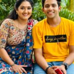 Anju Aravind Instagram - Having precious moments with you is a bless💖 Dear Sudhamani 😘 #sudhamanisupera #zeekeralam Trivandrum, India