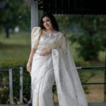 Anju Kurian Instagram - May you be surrounded by high-vibrating, authentic and reciprocating energies that bring you joy and peace ✨🍃. P.C - @agnitantra_photography Designer- @mloft_by_joeljacobmathew Stylist - @imjoboyaugustine MUA- @prince.t.n Accessories- @adorebypriyanka In My Own Happy World