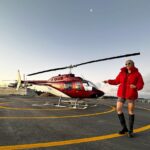 Anjum Fakih Instagram - Bleeding in red… ♥️🚁 #chopperride #capetown #anjumfakih #khatronkekhiladi13 #throwbackthursday Cape Town, South Africa