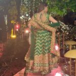 Anjum Fakih Instagram - #ootd #anjumfakih 💚💖💚 . . . Styled by @shailjaanand Outfit by @datetheramp Potli by @aclutchstory Udaipur, Rajasthan