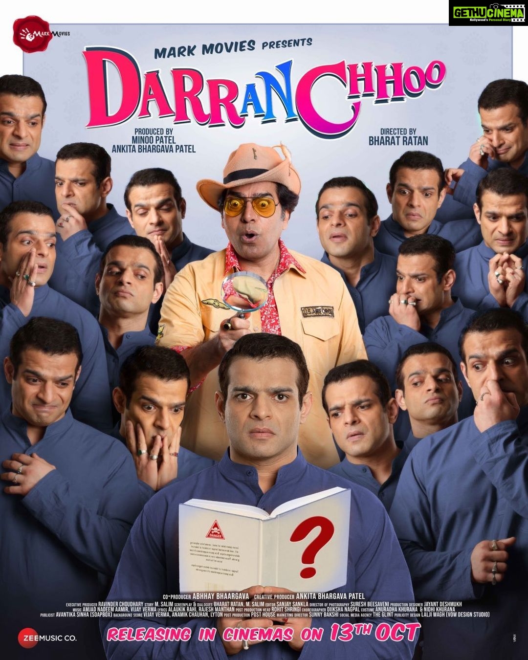 Ankita Bhargava Patel Instagram - Manav ki life mein problems kaafi intense hain, But Jugadu ke dimaag mein kuch to suspense hai! #DarranChhoo releasing in theatres on 13th Oct. @karan9198 @ankzbhargava @actormanojjoshi @saanandverma @smiritikalra5 @ashutosh_ramnarayan @titiksha.shri @kiranbhargava58 @abhaybhargava55 @bharat_ratan @amitdolawat @zeemusiccompany @markmoviesofficial @darranchhoo