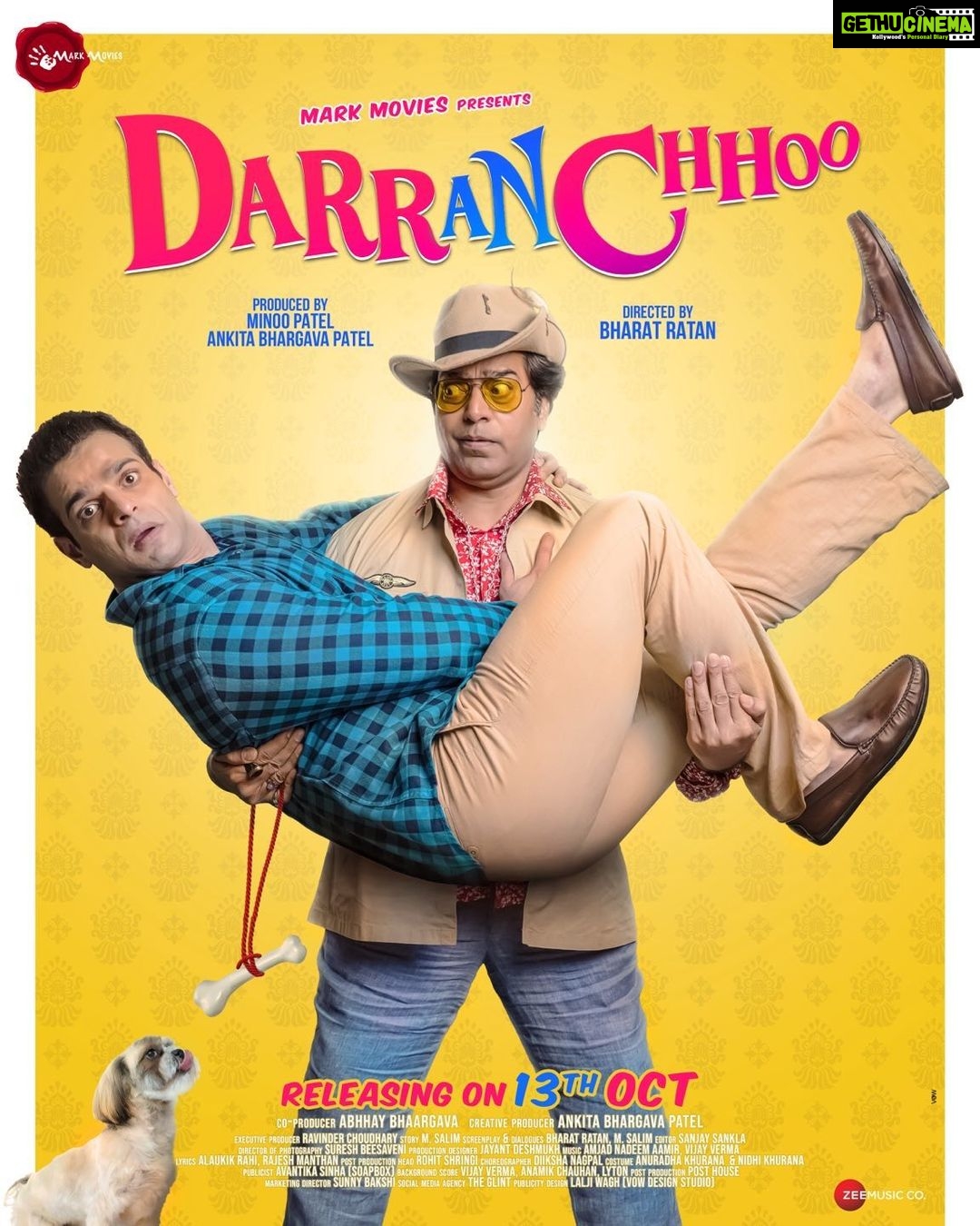 Ankita Bhargava Patel Instagram - Munna-Circuit, Karan-Arjun, Jay-Veeru… Inn sab se toh aap mil hi chuke honge… Aur ab miliye- MANAV aur JUGAADU se! #DarranChhoo releasing on 13th Oct in Theatres near you. @karan9198 @actormanojjoshi @saanandverma @smiritikalra5 @ashutosh_ramnarayan @titiksha.shri @kiranbhargava58 @abhaybhargava55 @bharat_ratan @amitdolawat @zeemusiccompany @markmoviesofficial @darranchhoo