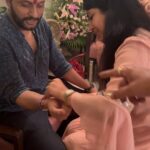 Ankita Bhargava Patel Instagram - A special rakhi reel for YOU as promised @mohdzeeshanayyub !😜😆😋😛🤣🤪😝 Continuing our tradition of tying Kiddish Rakhis as a Revenge 💪for all the Childhood trauma we have received from our brothers 🤣😆😜😛