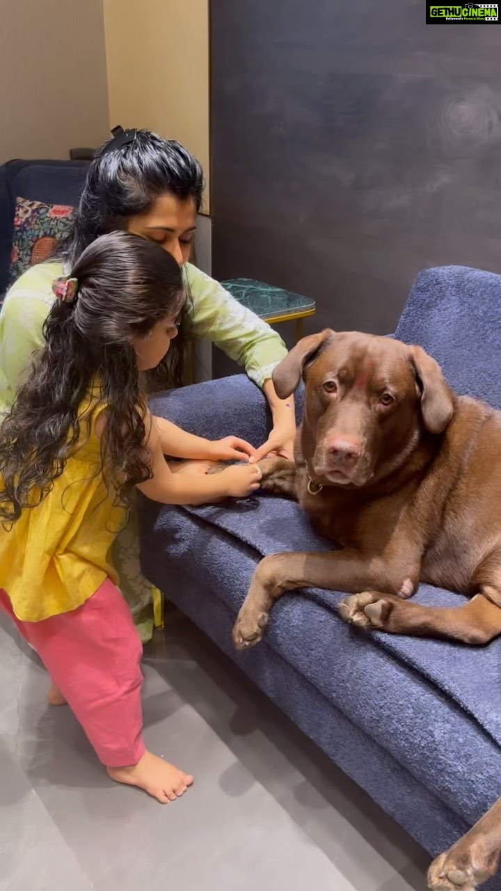 Ankita Bhargava Patel Instagram - Happy RakshaBandhan 👧🏻❤️🐶