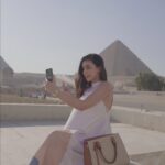 Ankitta Sharma Instagram - My mantra this festive szn? Shop ‘til your feed is fabulous✨ Mono Shelly from @lavieworld is my perfect plus one to explore the scenic locations around Egypt👜🤎 Shop your styles on www.lavieworld.com with discounts you just can’t miss 🫢 Use Code: ANKITA15 to avail an additional discount of 15% off 🫶🏼