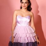 Ankitta Sharma Instagram - In her element. 💜 Outfit by @leaclothingco Styled by @shrushti_216 Makeup by @sonugupta9588 Hair by @heenamaru83 📸: @prashantsamtani