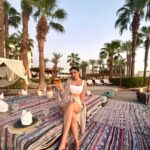Ankitta Sharma Instagram - Sunsets are magical. ❤️ @hilton_luxor @goldcoastfilmsofficial #hiltonluxor #hilton_Luxor #hiltonluxorresortandspa Luxor, Egypt