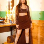 Ankitta Sharma Instagram - blessed mess. ✨ Outfit by @nidhiandmahak Footwear @londonrag_in Styled by @shrushti_216 MUA @sunny_makeup_artist Hair @makeupnhairbyashi 📸 @smileplease_25
