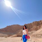 Ankitta Sharma Instagram – Fuelled by love & sunshine! 💙🌞 West Bank, Luxor, Egypt