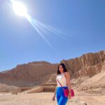 Ankitta Sharma Instagram - Fuelled by love & sunshine! 💙🌞 West Bank, Luxor, Egypt