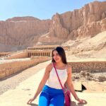 Ankitta Sharma Instagram – Fuelled by love & sunshine! 💙🌞 West Bank, Luxor, Egypt