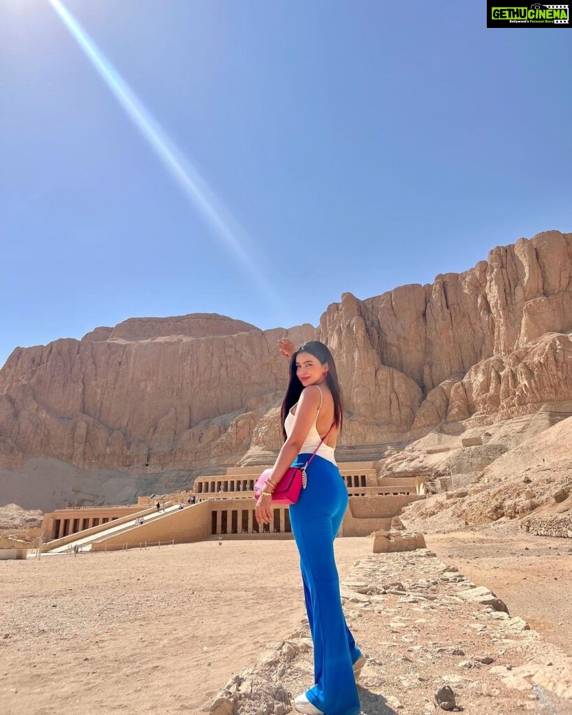 Ankitta Sharma Instagram - Fuelled by love & sunshine! 💙🌞 West Bank, Luxor, Egypt