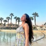 Ankitta Sharma Instagram - 💜🩵💛 @jwmarriottcairo #JWTreatment @goldcoastfilmsofficial