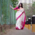 Ansiba Hassan Instagram - Saree ❤️