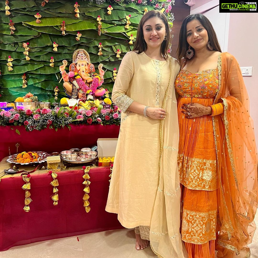 Antara Biswas Instagram - #blessings Ganpati Bappa Morya 🙏