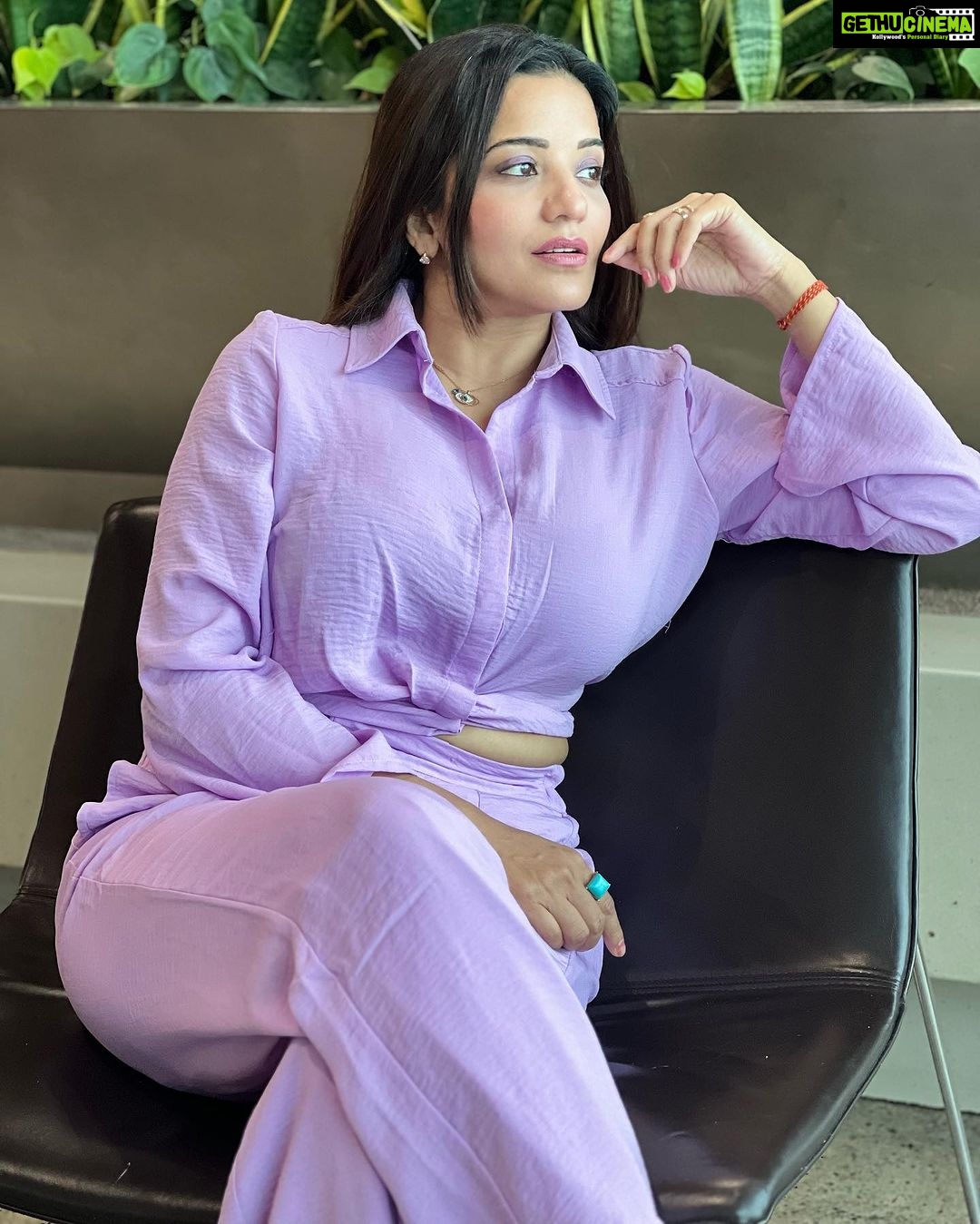 Antara Biswas Instagram - “ We Run On Purple Time “