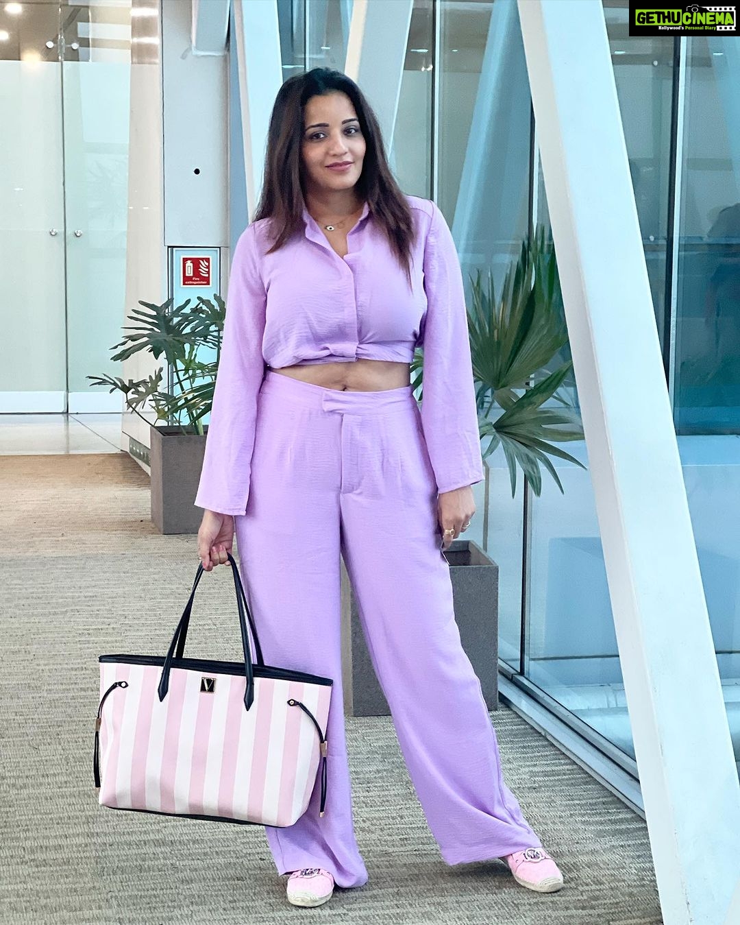 Antara Biswas Instagram - “ We Run On Purple Time “