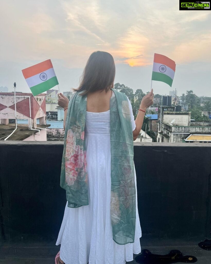 Antara Biswas Instagram - Happy Independence Day 🇮🇳 Kolkata