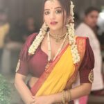 Antara Biswas Instagram - 🙏🙏… Cause I Love My Look 💓💓…. Mua: @harishsalvimua Hairstyling: @shab_qureshi786 Photo: @deepakpathak663 #indian #look #bengali #saree #love