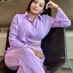 Antara Biswas Instagram - “ We Run On Purple Time “