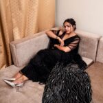 Anupama Gowda Instagram - SIIMA 2023🖤 It was very difficult to decide want I wanted to wear but all I knew was I wanted to give a hint of saree and something comfortable and fun and very much me. Always loved wearing what @kalasthreebytejaswinikranthi (Teju) designed to all my personal and professional events and we thought this time why not take Kalasthree (our home grown brand ) to the red carpet and siima stage! And the rest you’re seeing in the pictures ♥️ This is a very beautiful piece which is so me , has a hint of saree , super comfortable and fun. A lot of effort went behind putting this look together, From the bottom of my heart I really want to thank kalasthree master and tailors who loved stiching this piece and worked really hard doing every tiny lill details so perfect and honestly without you guys a fabric will remain just fabric. Tejamma @tejukranthi thank you for always having my back and giving me the best always and also for cheering me up. Khushi @khushi_jagadisha - I have seen you working really hard every time and also try my outfits before me to make sure everything goes well. You guys are the best Thank you ♥️ Varun thank you so much for clicking my pictures ♥️ My amazing team Outfit : @kalasthreebytejaswinikranthi Designed and styled : @tejukranthi @khushi_jagadisha Jewellery: @miabytanishq Picture courtesy: @varun_mk Hilton Dubai Al Habtoor City