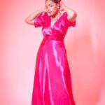 Anupama Gowda Instagram - Pretty in Pink 💕 Outfit: Customised by @kalasthreebytejaswinikranthi Styling : @tejukranthi @khushi_jagadisha Jewellery: @velvetboxby PC: @_raaghava @raghavstudios Bangalore, India