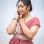 Anupama Gowda Instagram - Smile a lill extra 😃 Styling: @tejukranthi Assisted by: @khushi_jagadisha Outfit: @nineonine_designstudio Jewellery: @sunrisesilversmiths PC: @raghavstudios