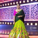 Anupama Gowda Instagram - Suvarna Super Star Sunday Special 🫶🏼 Styling: @tejukranthi Assisted by: @khushi_jagadisha Outfit: @anthariya_ Jewellery: @sunrisesilversmiths PC: @raghavstudios MUA: Yours truly A 😎